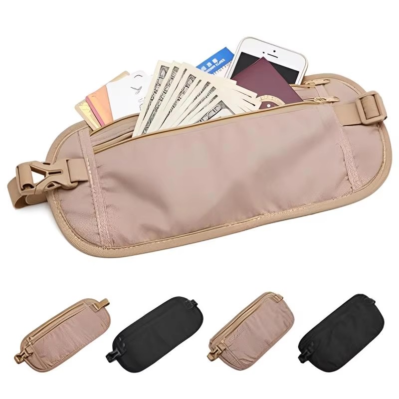Money Belt Hidden - Bolsa de Cintura Esportiva para Corrida,