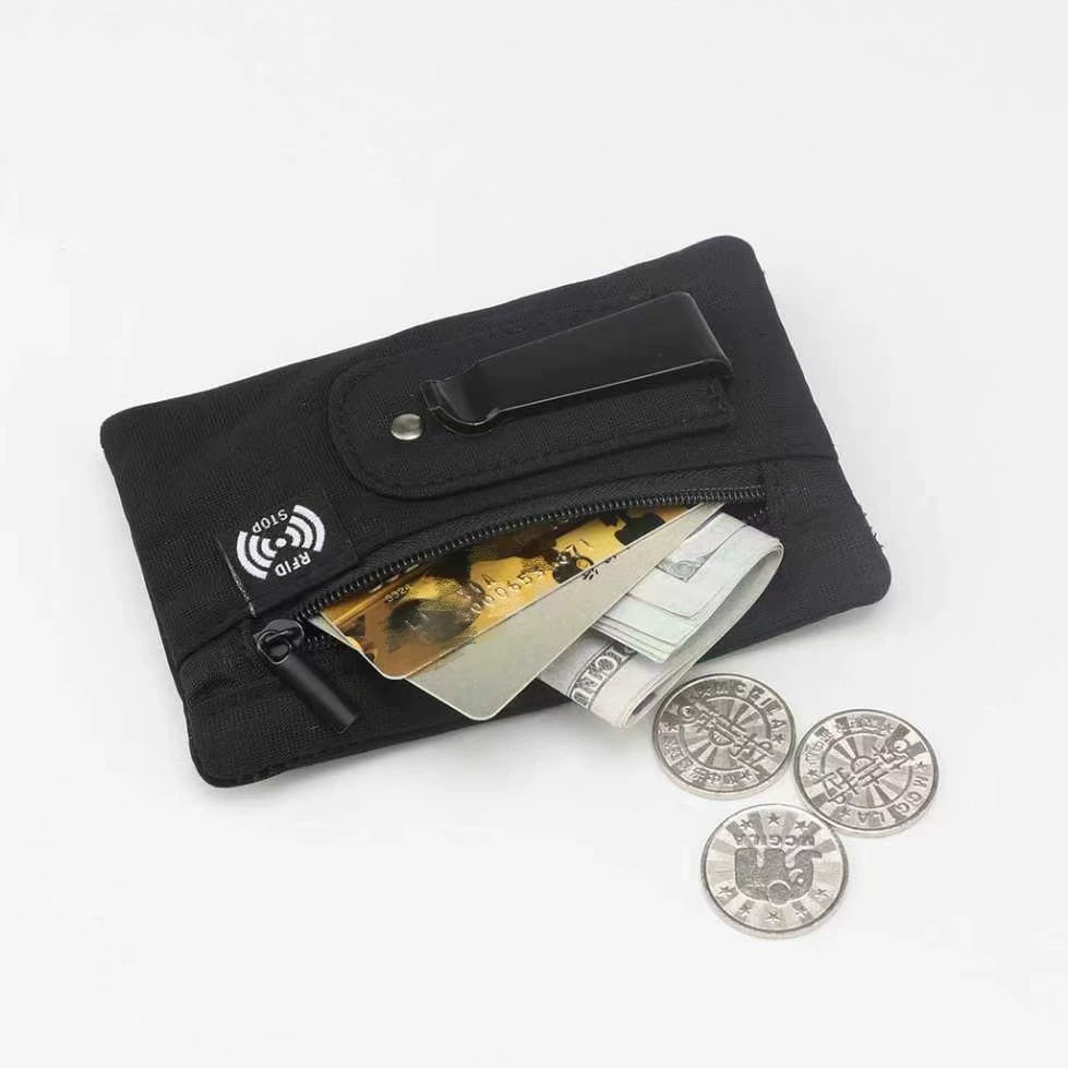 Money Belt Hidden - Bolsa Oculta Antifurto com Clip, Cinto