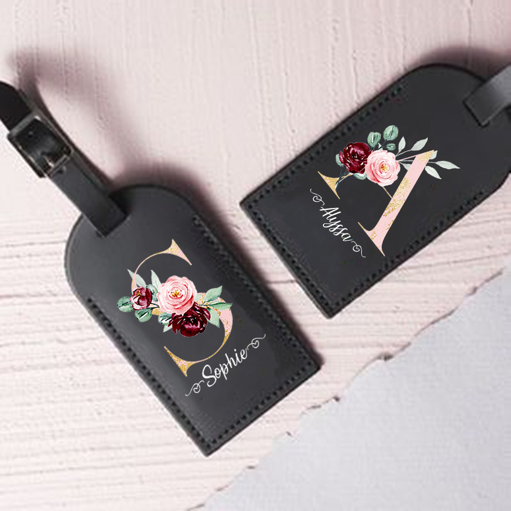 Luggage Tag Leather - Etiqueta de Bagagem, Etiqueta da Mala,