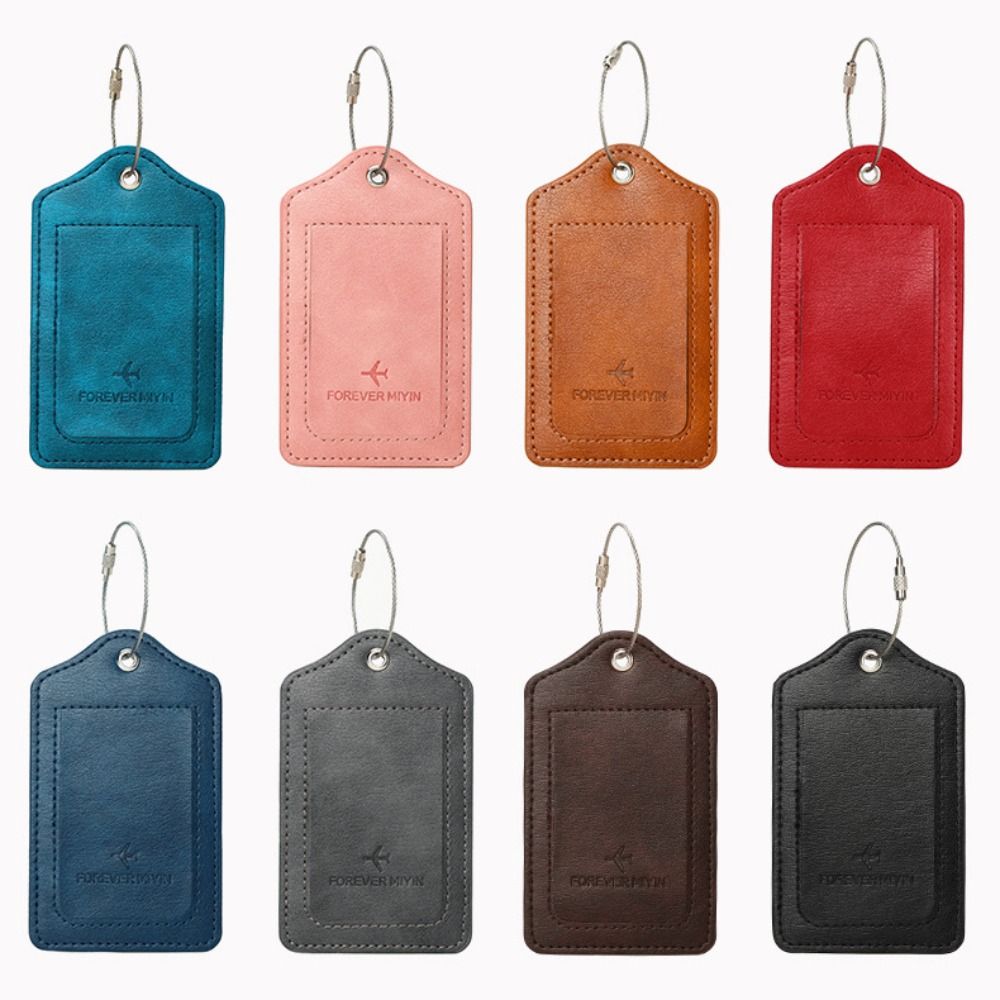Luggage Tag Leather - Etiquetas de Bagagem em Couro com