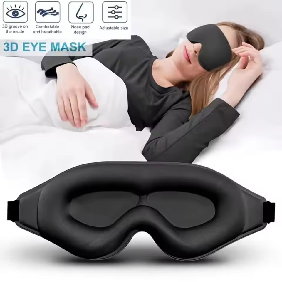 Travel Accessories Eye Mask - Máscara para Olhos 3D, Máscara de