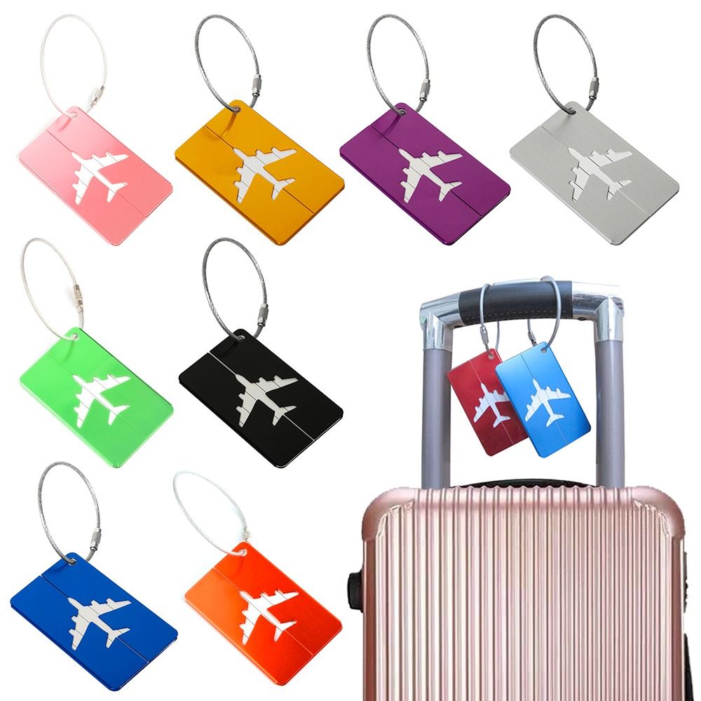 Travel Accessories Kmart - Alumínio Bagagem Tags com Cordas, Etiquetas