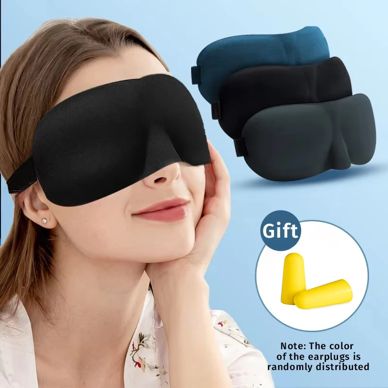 Travel Accessories Eye Mask - Máscara para Dormir 3D Contornada, Venda