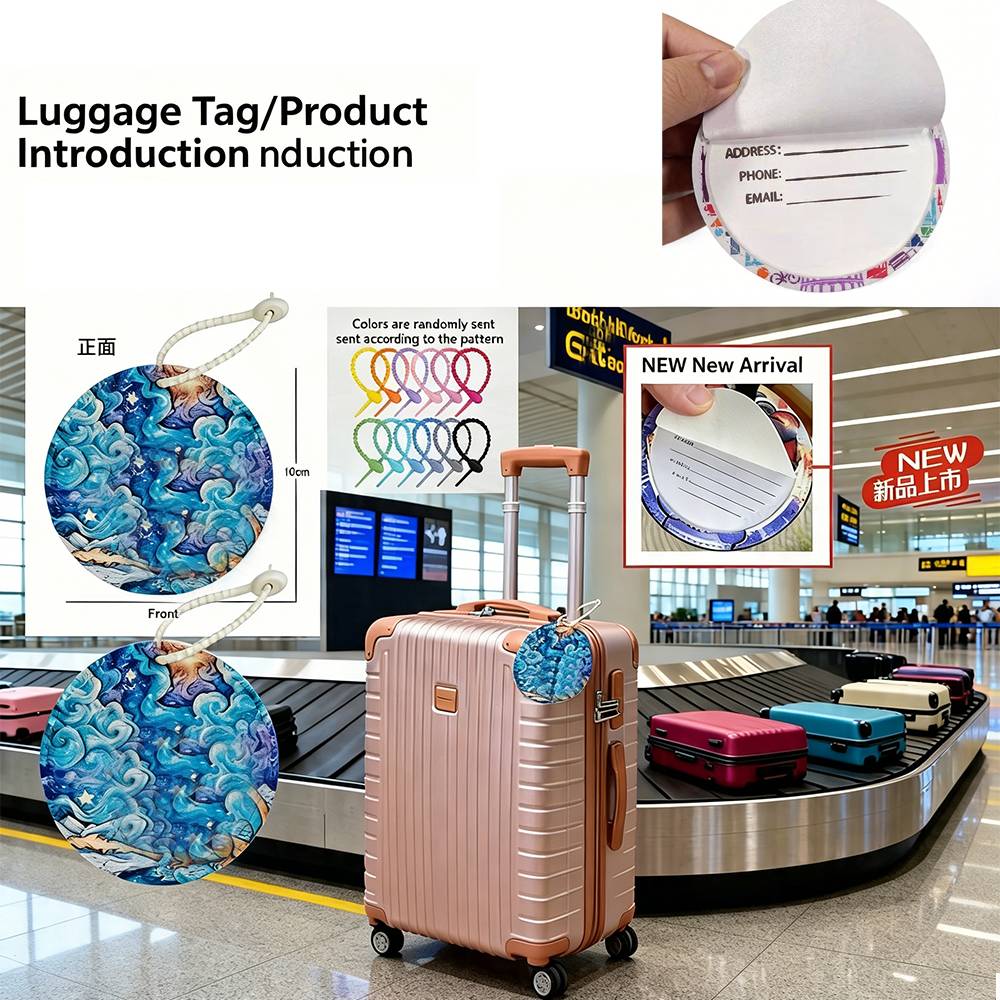 Etiqueta de Bagagem Antiperda  - Luggage Tag Leather avaliação e preço