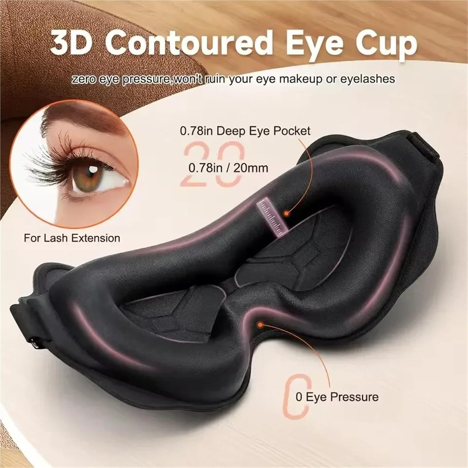 Máscara de Dormir 3D Bloqueado - Travel Accessories Eye Mask avaliação e preço