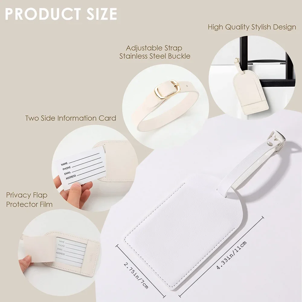 Etiqueta de Bagagem, Etiqueta  - Luggage Tag Leather avaliação e preço
