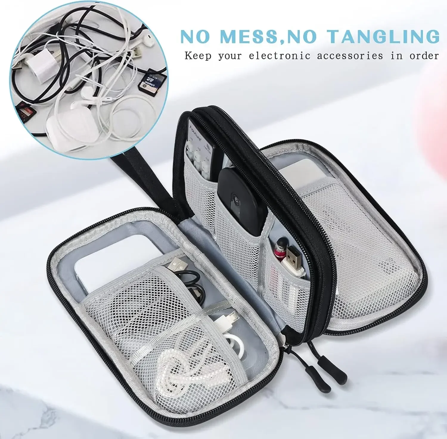 Bolsa de Viagem para Cabos, Es - Travel Accessories Set avaliação e preço