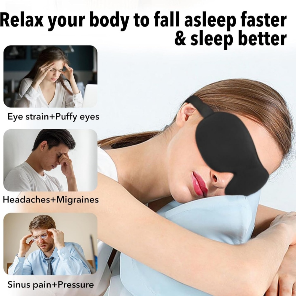 Máscara de Dormir 3D, Protetor - Travel Accessories Eye Mask avaliação e preço